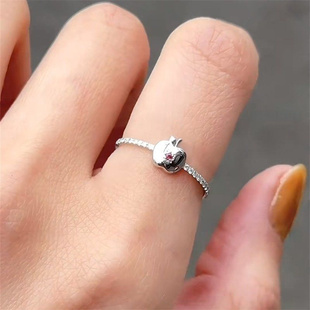 新款高版恋与深空夏以昼苹果戒指动漫周边哥推痛金印象同人游戏