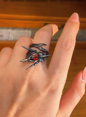 新款高版本游戏周边二次元恋与深空秦彻深渊龙戒创意动指环