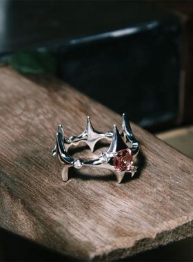 新款高品质版本特蕾西娅之冠明日方舟戒指男女同款简约质感精致