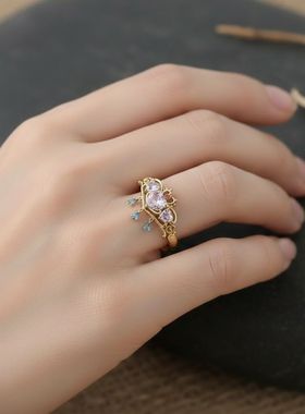 新款高品质版本精灵梦叶罗丽戒指女款可爱风格同人精致饰品礼物