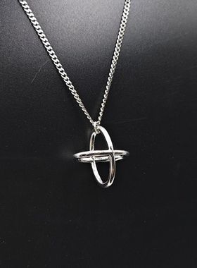 新款高版本时光代理人刘枭项链吊坠cos男士颈链锁骨链