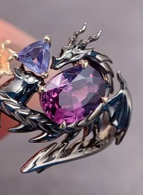 高品质新款现货恋与深空秦彻龙翅膀戒指小狸花衍生食指戒礼物