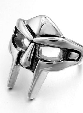 现货新款法老面具男女士戒指超人钢铁侠欧美情侣手首饰