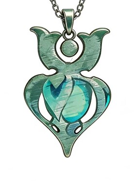 新款高版本流浪者散兵核心项链小众设计周边cos定制锁骨链礼物