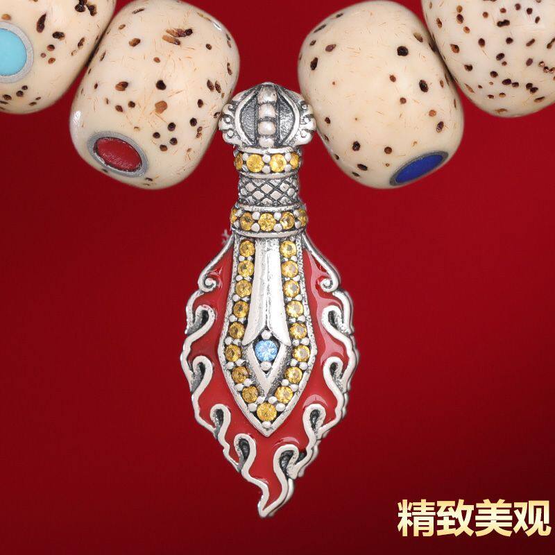 高品质现货新款藏式民族风文殊剑念数计数器卡子民族风手串珠