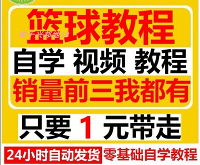 篮球视频教程大全教学训练教学课程基础打篮球技巧街球零基础入门