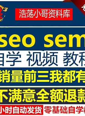 网站seo优化网络优化推广教程 搜索引擎关键词优化排名教学教程