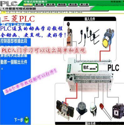 FX PLC 学习入门动画教程软件仿真教学