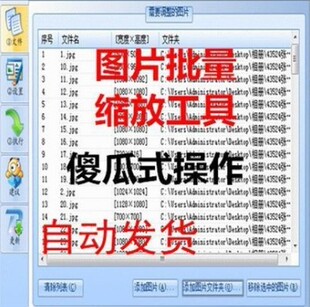 JPG格式PNG图片缩放工具/批量无损压缩软件/图片批量缩放大小正版