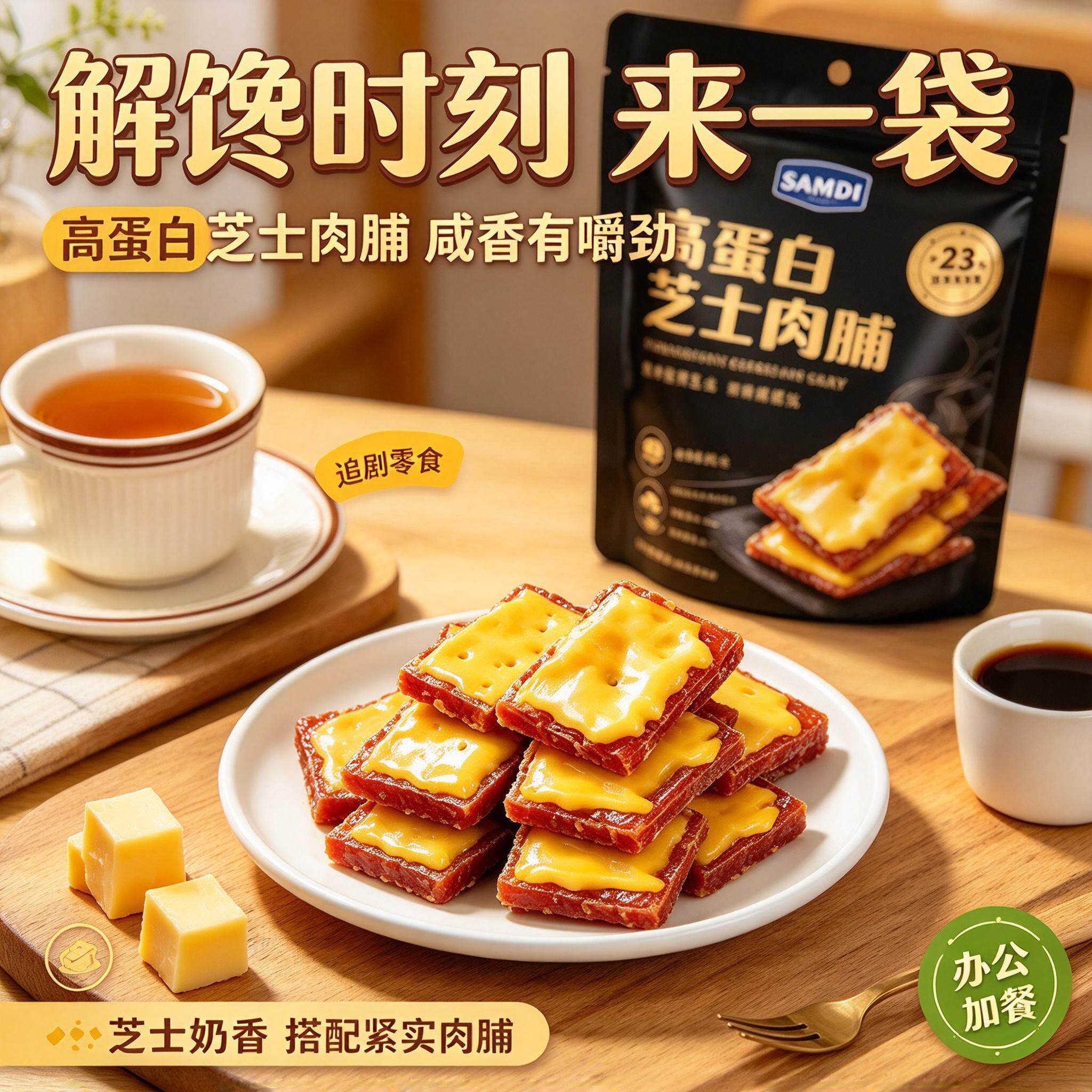 芝士肉脯奶香肉片追剧解馋
