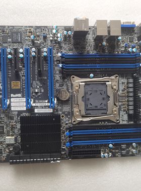 超微X10SRA主板 C612芯片4*PCI-E 16X 支持IPMI 集成声卡