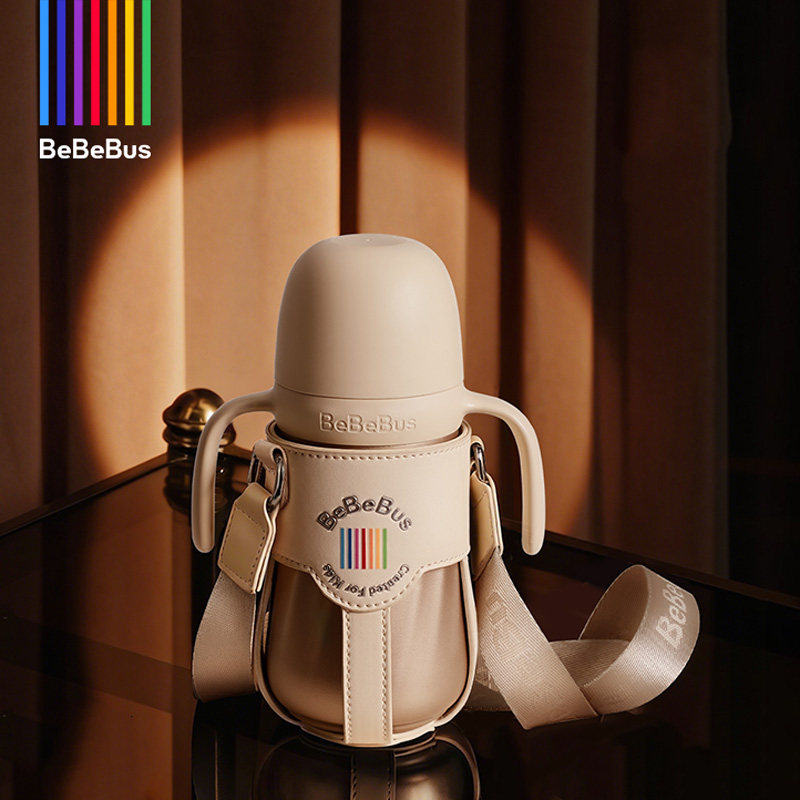 BeBeBus钻光保温杯婴幼儿宝宝水杯儿童学饮杯6个月以上外出防呛奶