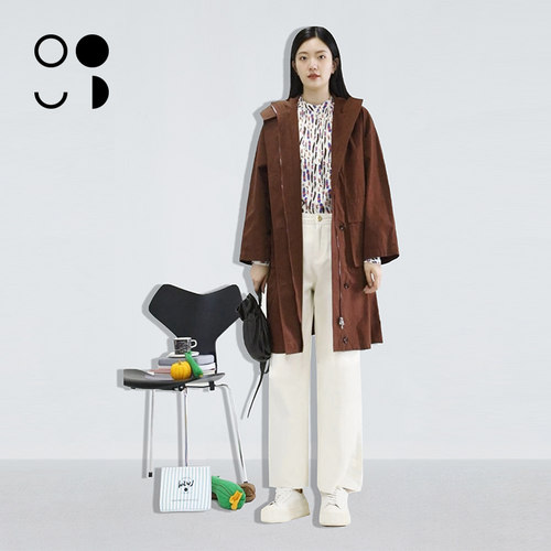 轻户外宽松休闲连帽风衣