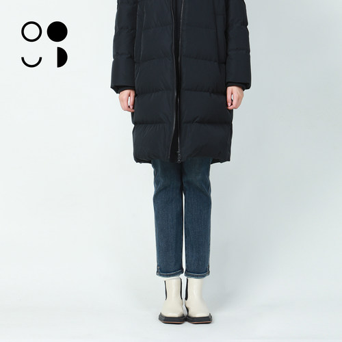 未知未觉经典复古修身显瘦微弹水洗梨形小脚牛仔裤女W441K29678