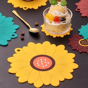 向日葵创意隔热垫碗盘垫家用餐垫盘子垫子餐桌垫防烫碗垫茶水杯垫