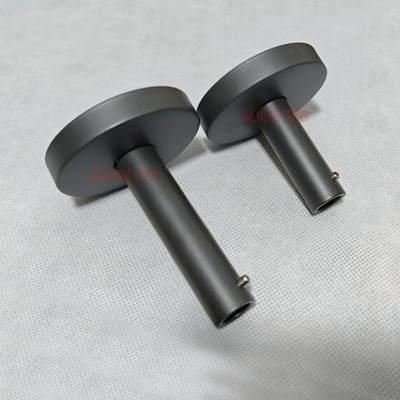 枪灰色加长固定配件墙座延长底座淋浴升降杆固定底座墙座配件