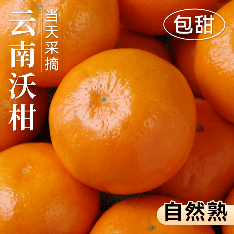 云南沃柑当季新鲜水果纯甜多汁现摘柑橘大果整箱包邮薄皮橘子鲜果
