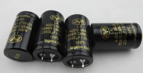 英国 HIFI高保真发烧补品 音频电解电容烫金Nover 诺华35V22000uF