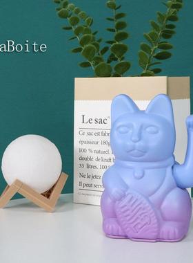 laboite招财猫摆件2025新款自动招手摇家居入户开业礼物前台装饰