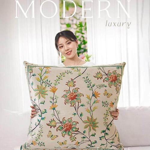 网红爆款抱枕套不含芯客厅沙发客厅床头超大型靠枕中古公主风靠垫