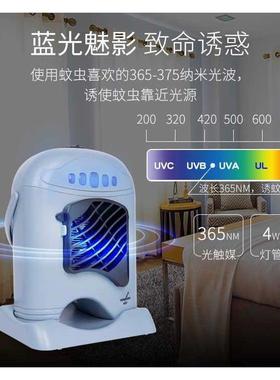 亨得利灭蚊灯捕蚊机LED款 BW-4灰色室内家用安全静音 防触电设计