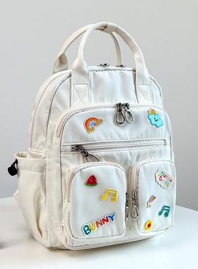 sunearthu日本2025新款妈咪包双肩揹包高颜值母婴外出轻便大容量