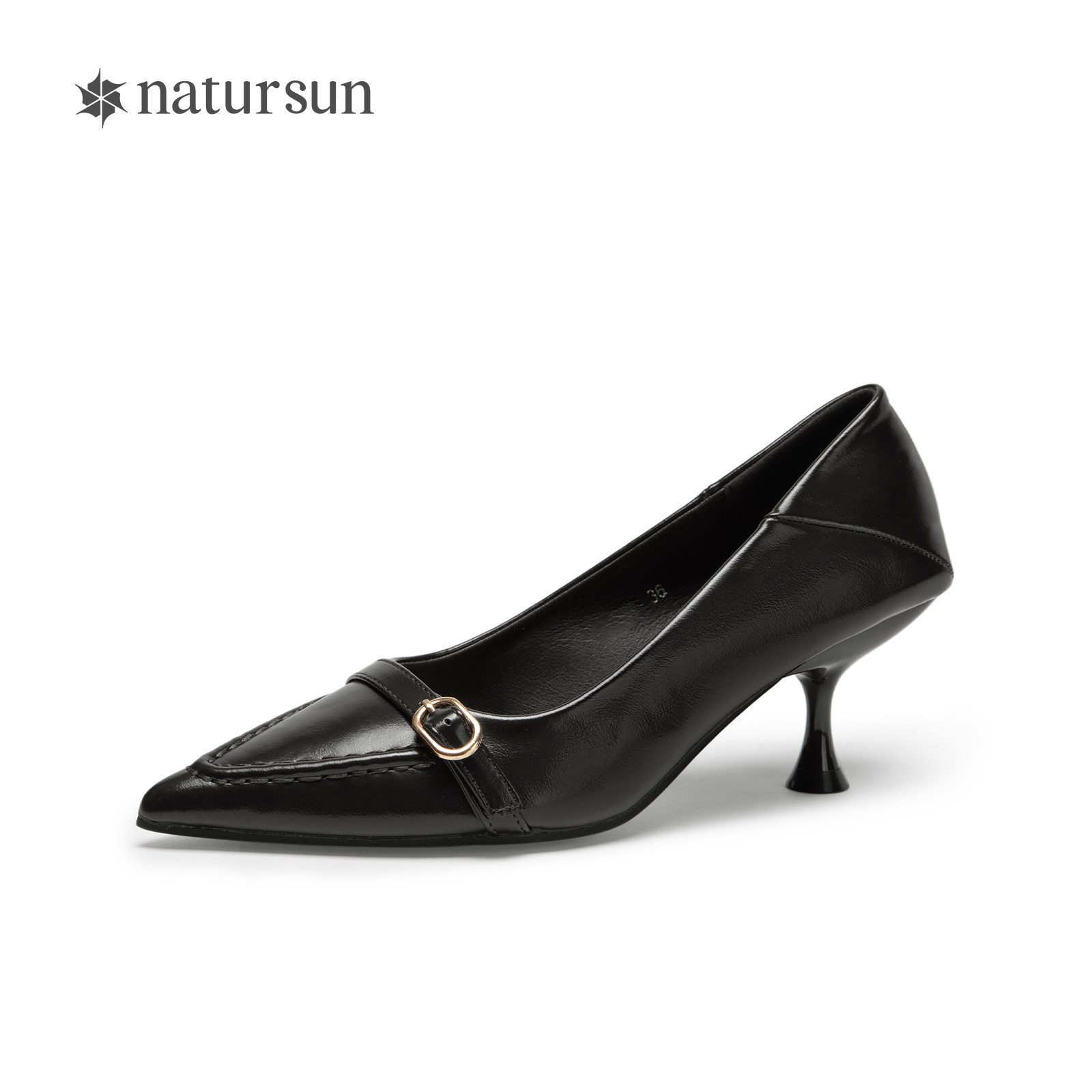 natursun通勤尖头高跟鞋