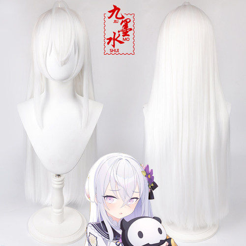 九墨水蔚蓝档案白洲梓cos假发