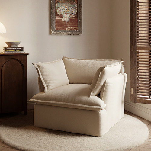 UCK|侘寂风棉麻布艺沙发