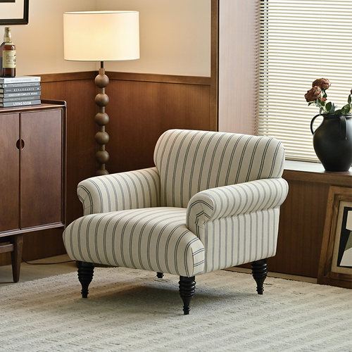 UCK又壳轻法式单人沙发椅