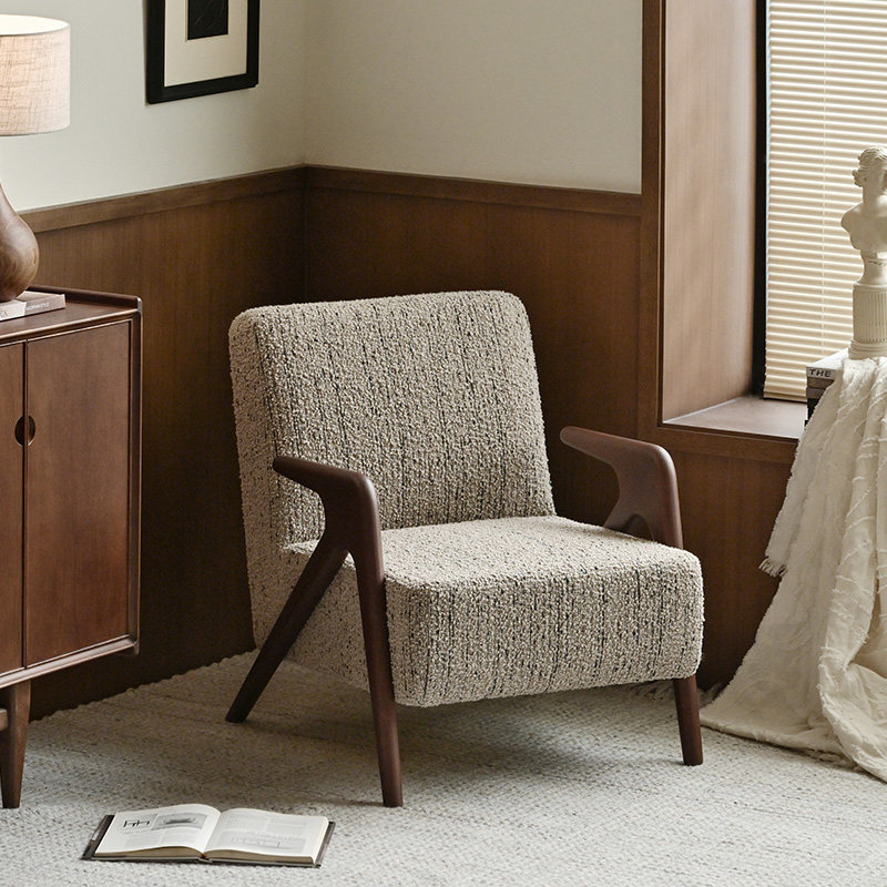 UCK复古中古风单人沙发椅