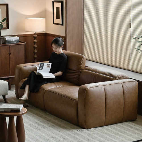 UCK中古风沙发三人位可调节靠背