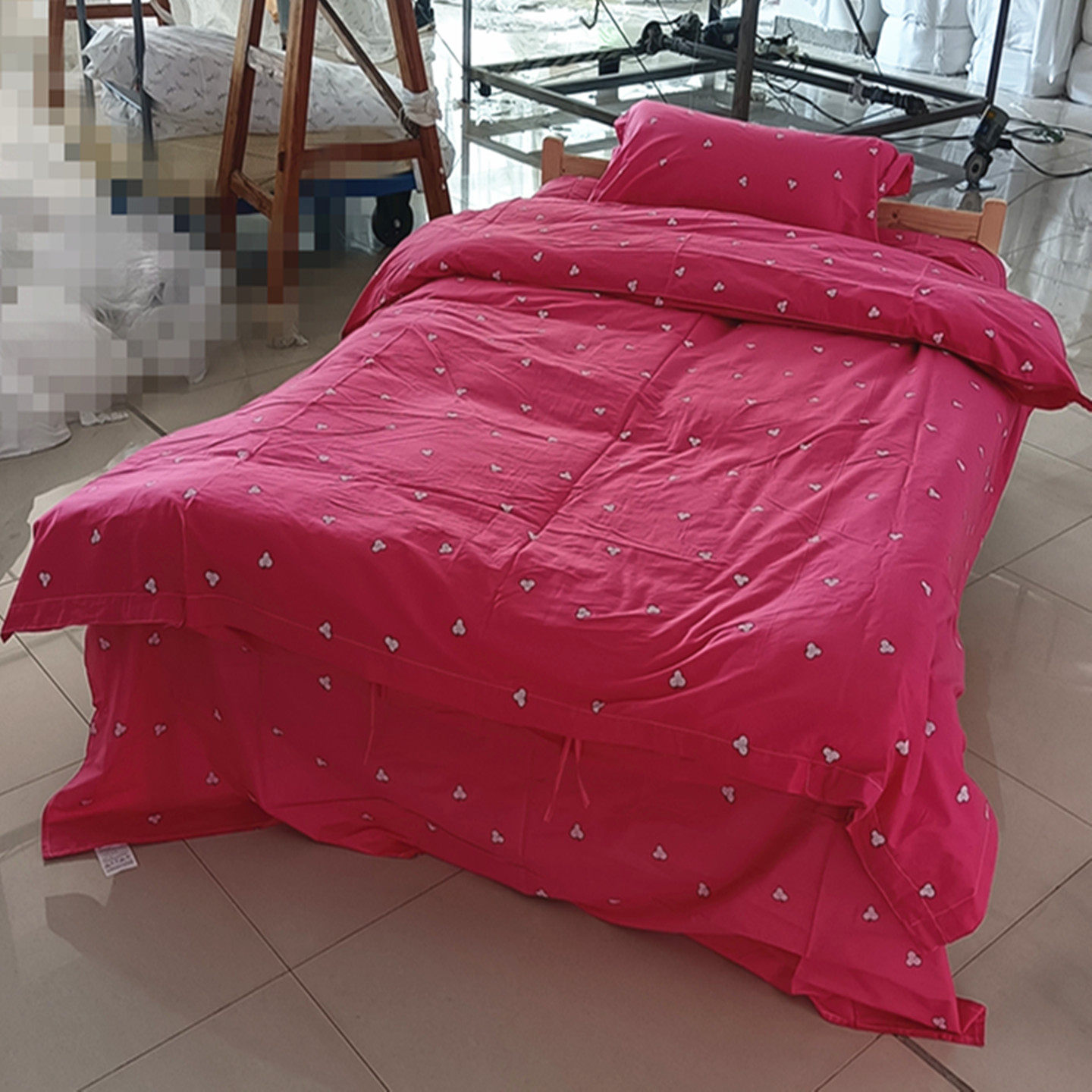 如家连锁酒店布草棉花球纯全棉被套宾馆卫生院医院养老院老年公寓