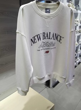 New Balance/NB2025秋运动休闲针织圆领舒适套头衫卫衣女NCF36332