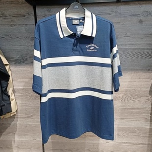 T恤休闲舒适翻领POLO衫 NB男2024夏运动短袖 NFE22241 BALANCE NEW