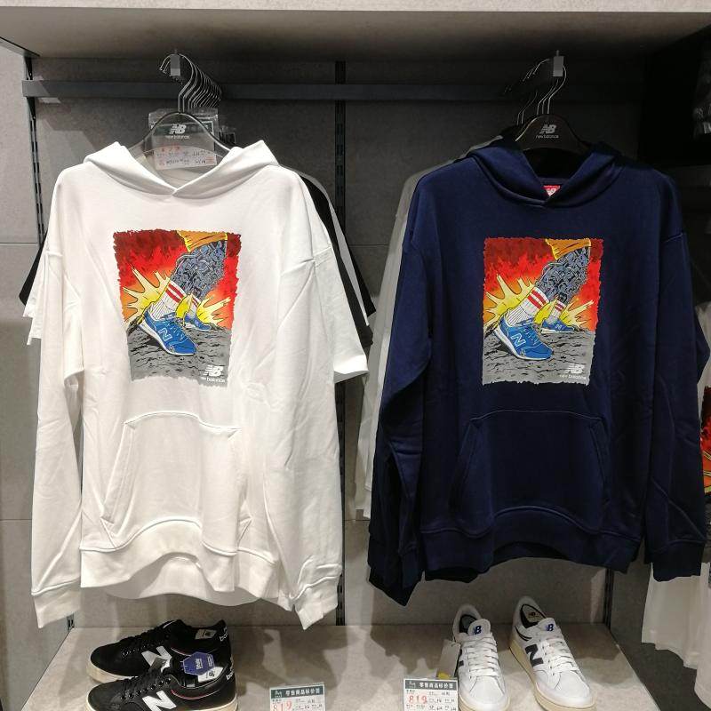 New Balance/NB春秋男女情侣休闲圆领针织连帽卫衣套头衫AMT93666|msdalam kategori sukan/pakaian kasual, sweater sukan/pullover - dari Buy2taobao.com untuk memberikan perkhidmatan ejen Taobao profesional membeli