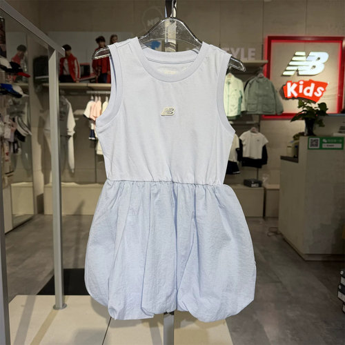 NB女童无袖甜美花苞连衣裙夏季