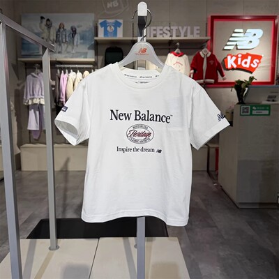 NB童装26春新款男女儿童休闲短袖