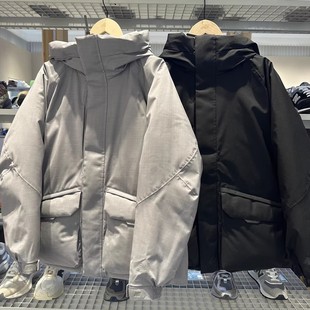 New Balance/NB Grey冬保暖防风绵羊毛鹅绒羽绒服外套男NPE48051