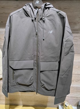 NEW BALANCE/NB2025秋运动休闲连帽梭织防风夹克外套男NAF35231