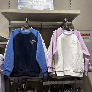 卫衣7ZF4E063 NB2025冬儿童男女童加绒保暖圆领套头衫 New Balance