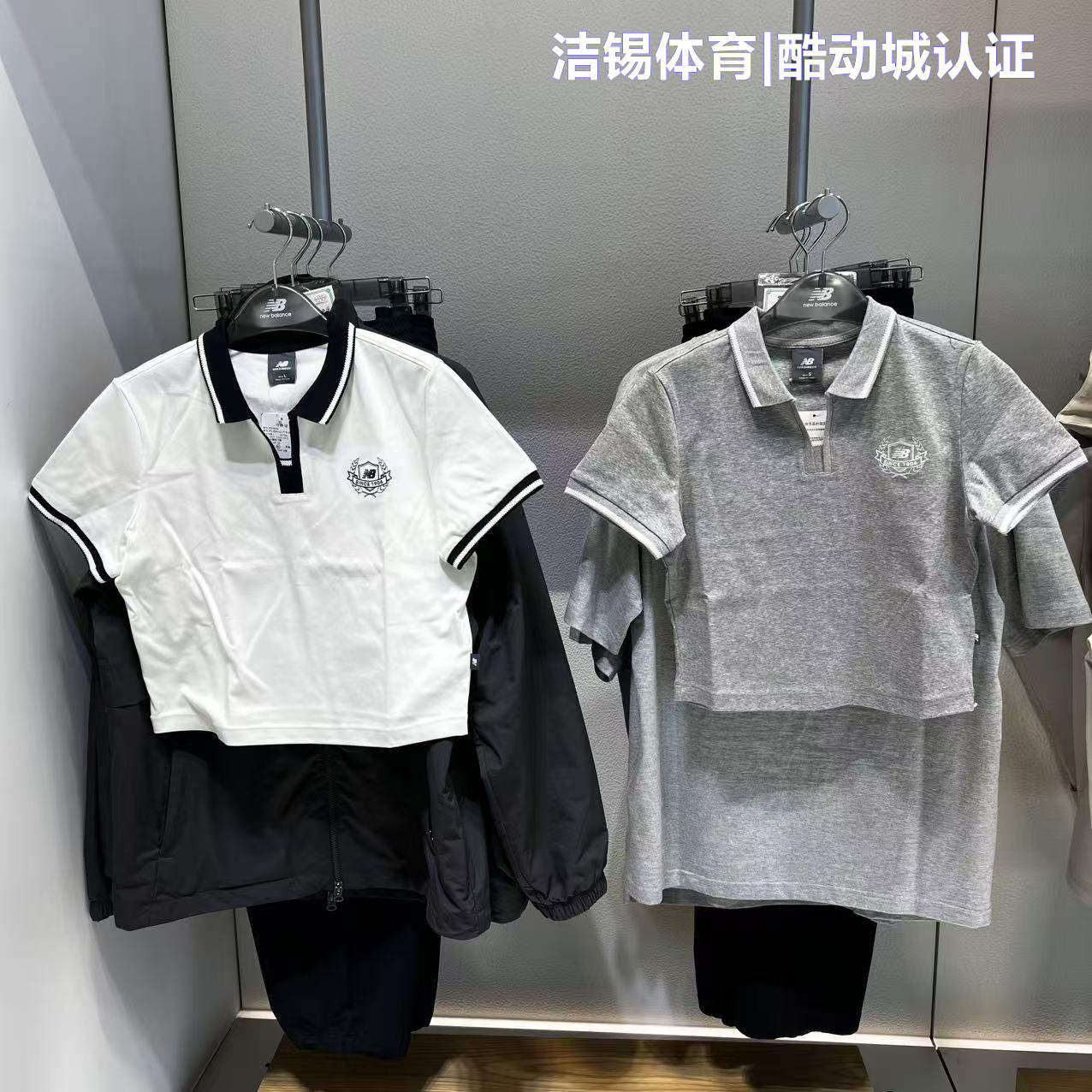 NB短袖T恤休闲舒适翻领POLO衫女图片