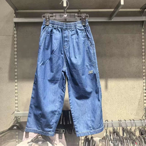 NB童装夏季凉感宽松锥形牛仔裤