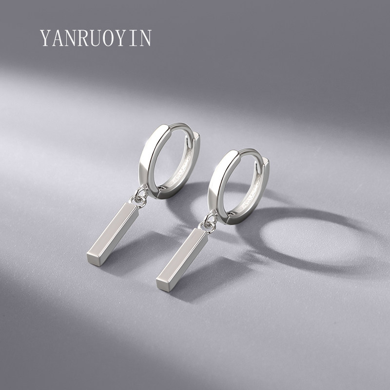 999足银耳扣女纯银几何银条灵动简约气质耳环男时尚百搭个性耳坠,饰品/流行首饰/时尚饰品新,耳环,淘宝优惠券,粉丝福利购,淘宝优惠卷