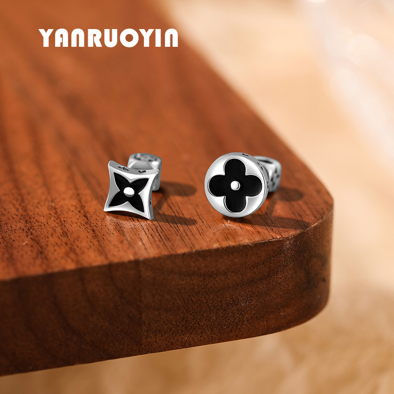 925银耳钉女个性简约四叶草复古花朵甜美经典百搭养耳洞免摘耳环,饰品/流行首饰/时尚饰品新,银饰耳饰,淘宝优惠券,粉丝福利购,淘宝优惠卷