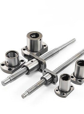 高精密耐磨滚珠丝杠LCH07/LCY08/32/LCP02-16-10-L255-F15-03/05