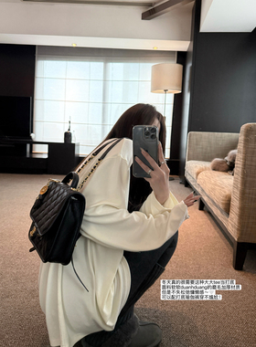 LIL CHER 磨毛duangduang打底 软糯Q弹盖pp松弛叠穿打底衫大T恤