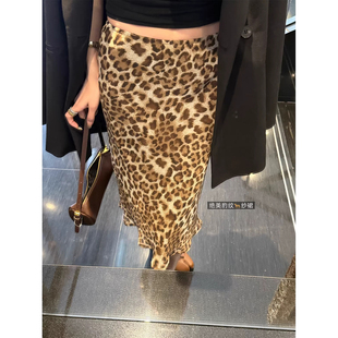LIL 曼妙豹纹&绝美豹纹发财纱裙包容性极高斜裁工艺半身裙 CHER
