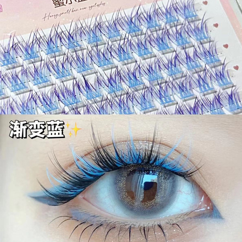 真人coss动漫假睫毛彩色睫毛学生