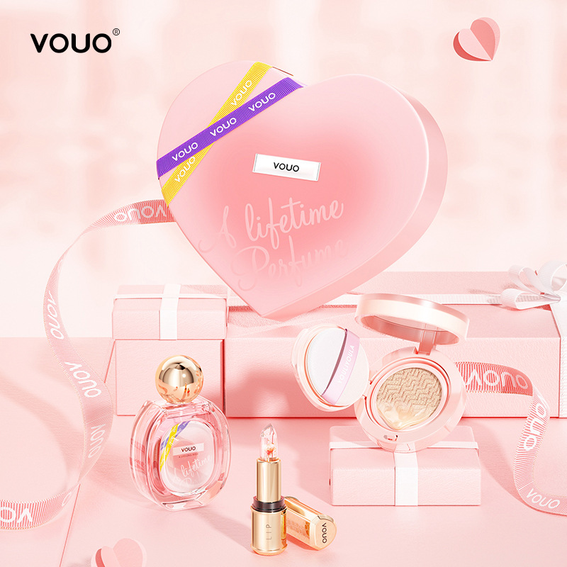 爱心礼盒礼物香水VOUO